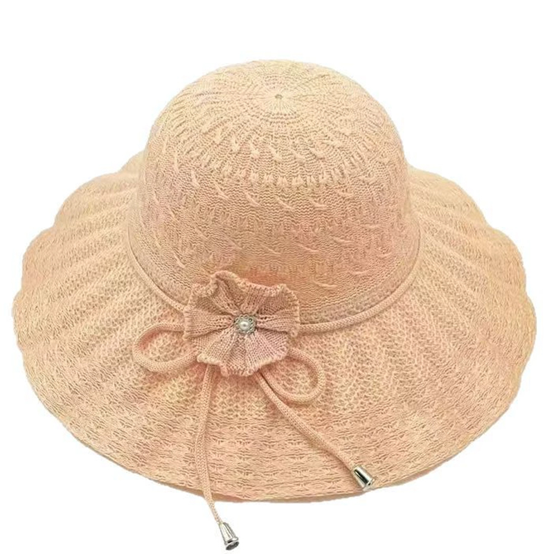 Bucket Hat Straw - バケットハット 夏用サンハット つば広 UVカット 麦わら帽子 ファッション