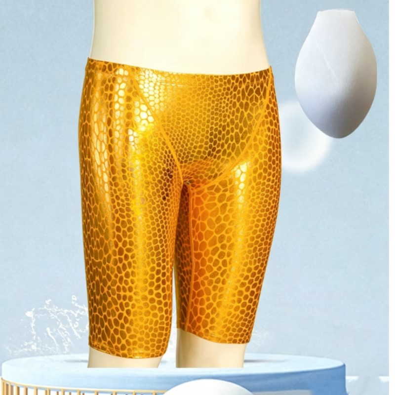 メンズ用、速乾性プリント加工のプロ仕様スイムジャマー、アスレ - Swim Trunk Quick Dry のレビューと価格