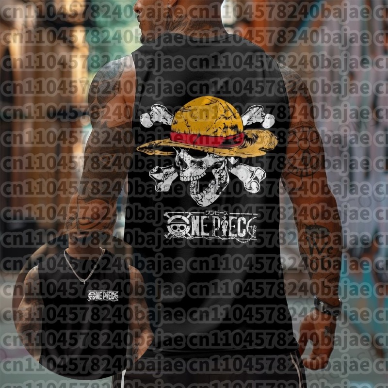 2026 ワンピースフィットネスノースリーブタンクトップ男性 - Tank Top Muscle のレビューと価格