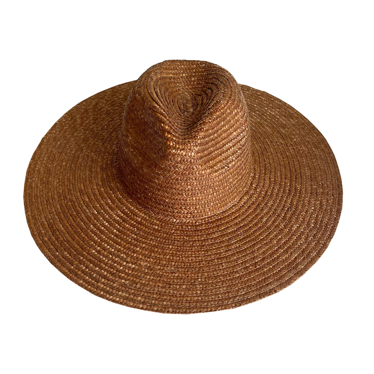 女性用の大きな籐の帽子,広いつばのある麦わら帽子,ビーチ用の - Bucket Hat Straw のレビューと価格