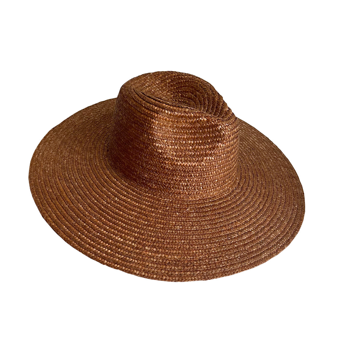 女性用の大きな籐の帽子,広いつばのある麦わら帽子,ビーチ用の - Bucket Hat Straw のレビューと価格