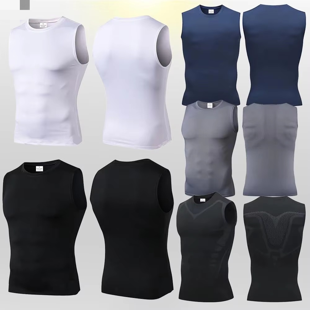 2026 メンズコンプレッションタンクトップ 男性用ジムシャ - Tank Top Muscle のレビューと価格